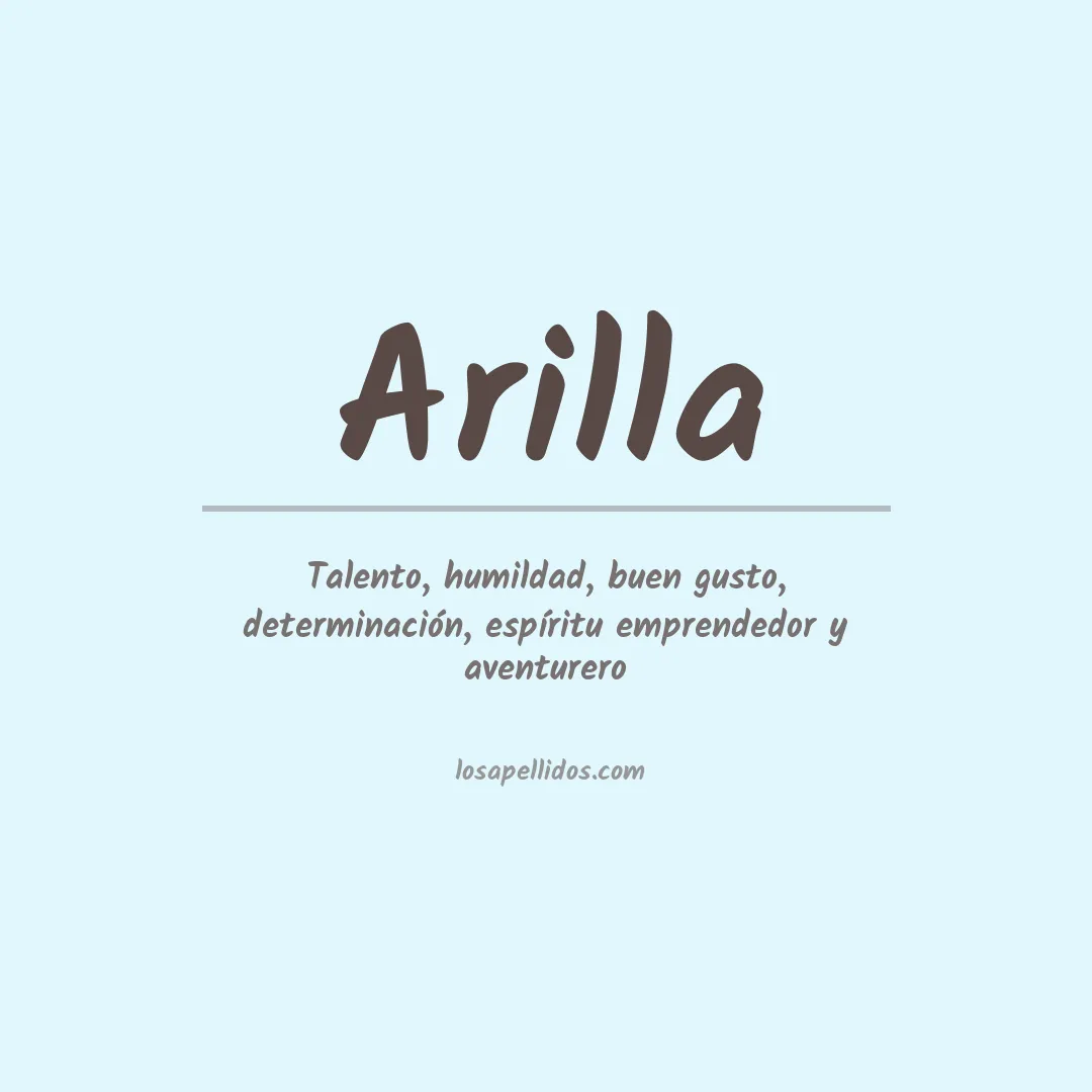 Apellido Arilla