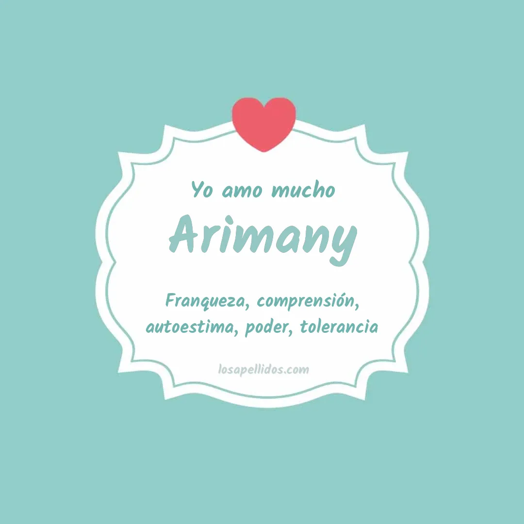Yo amo mucho Arimany