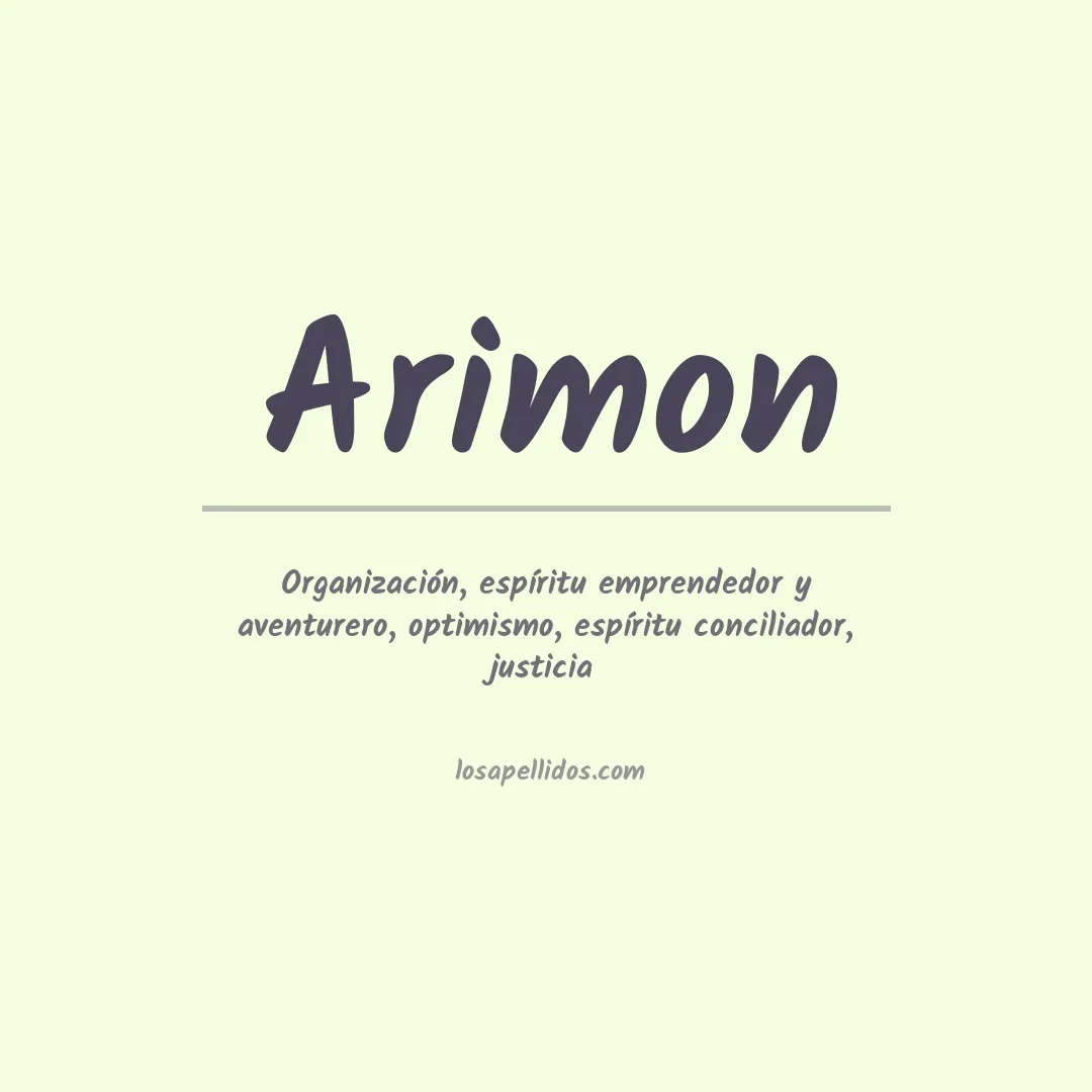 Apellido Arimon