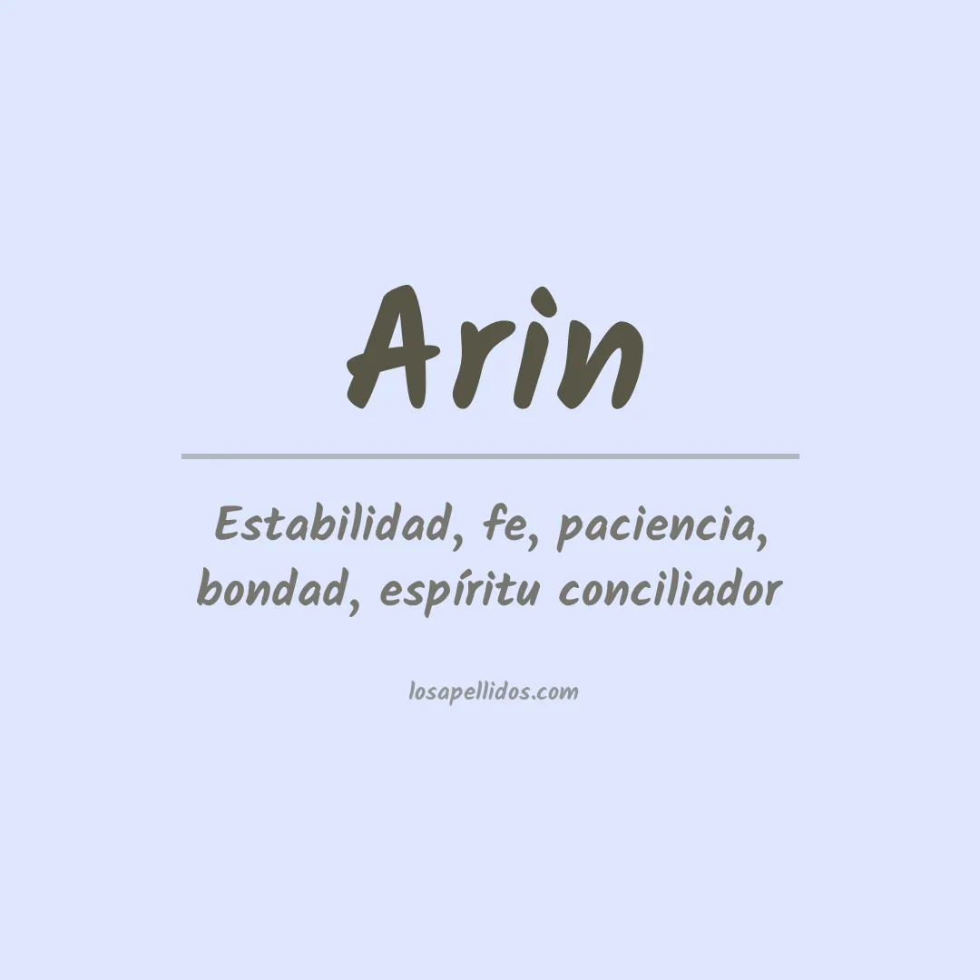 Apellido Arin