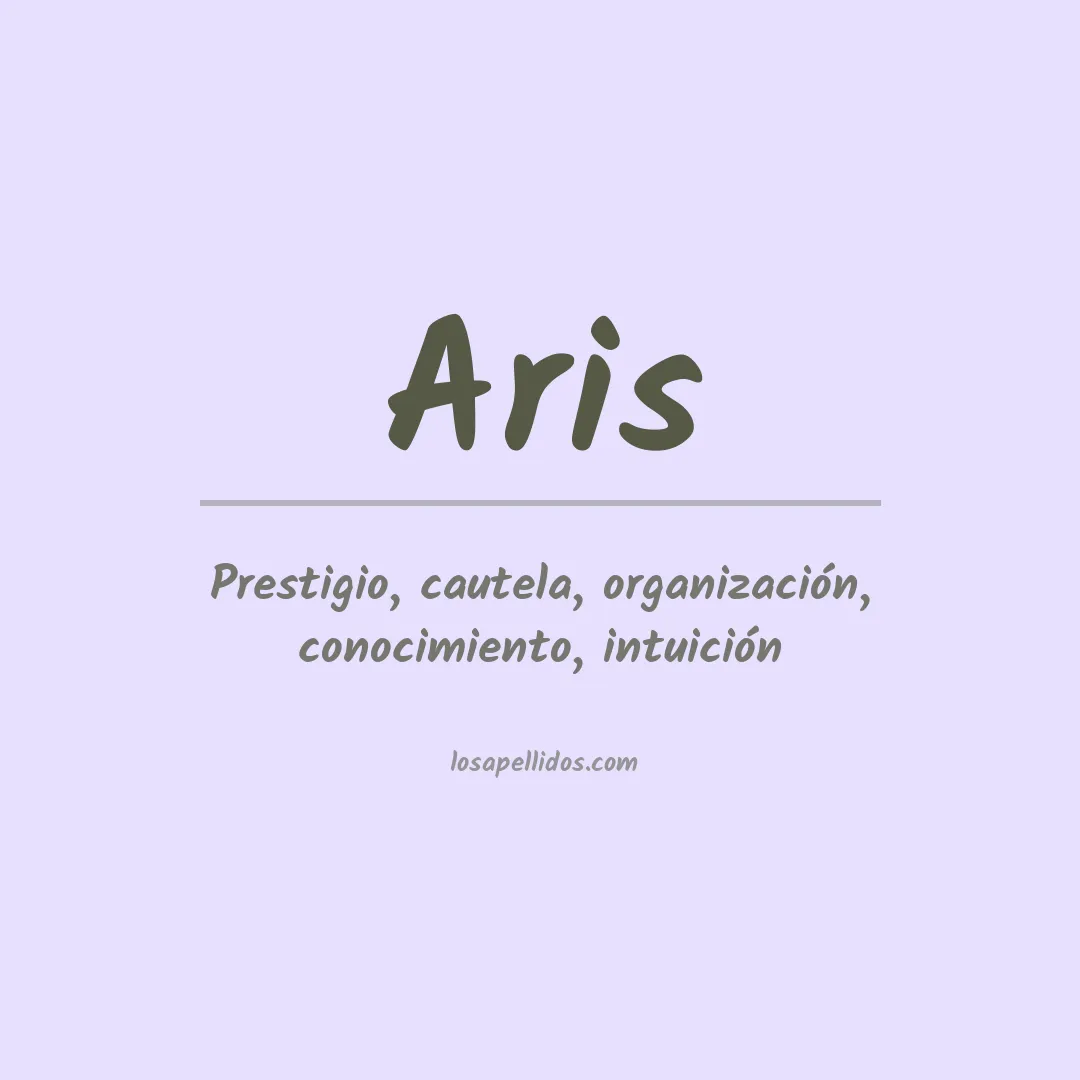 Apellido Aris