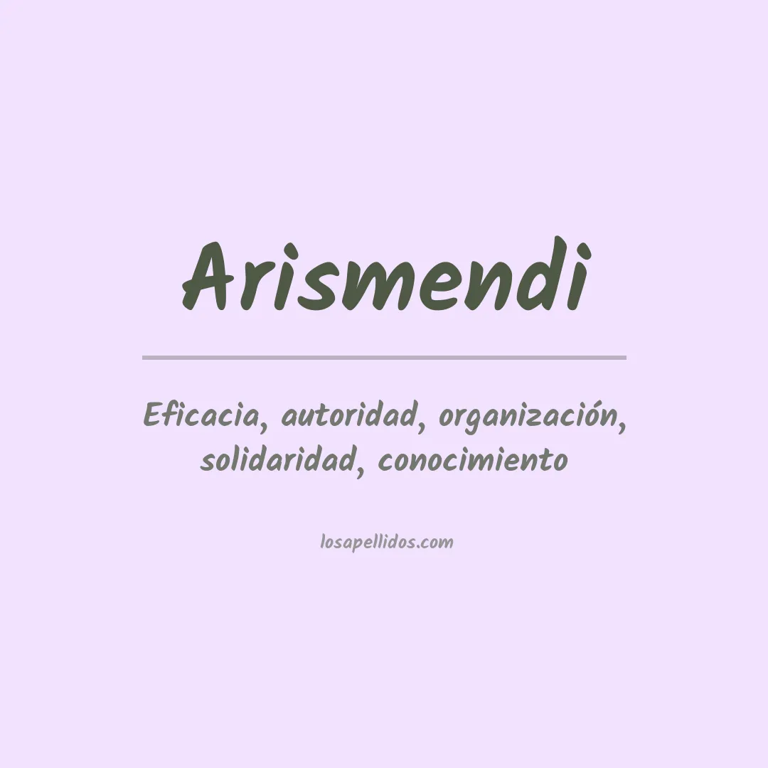 Apellido Arismendi