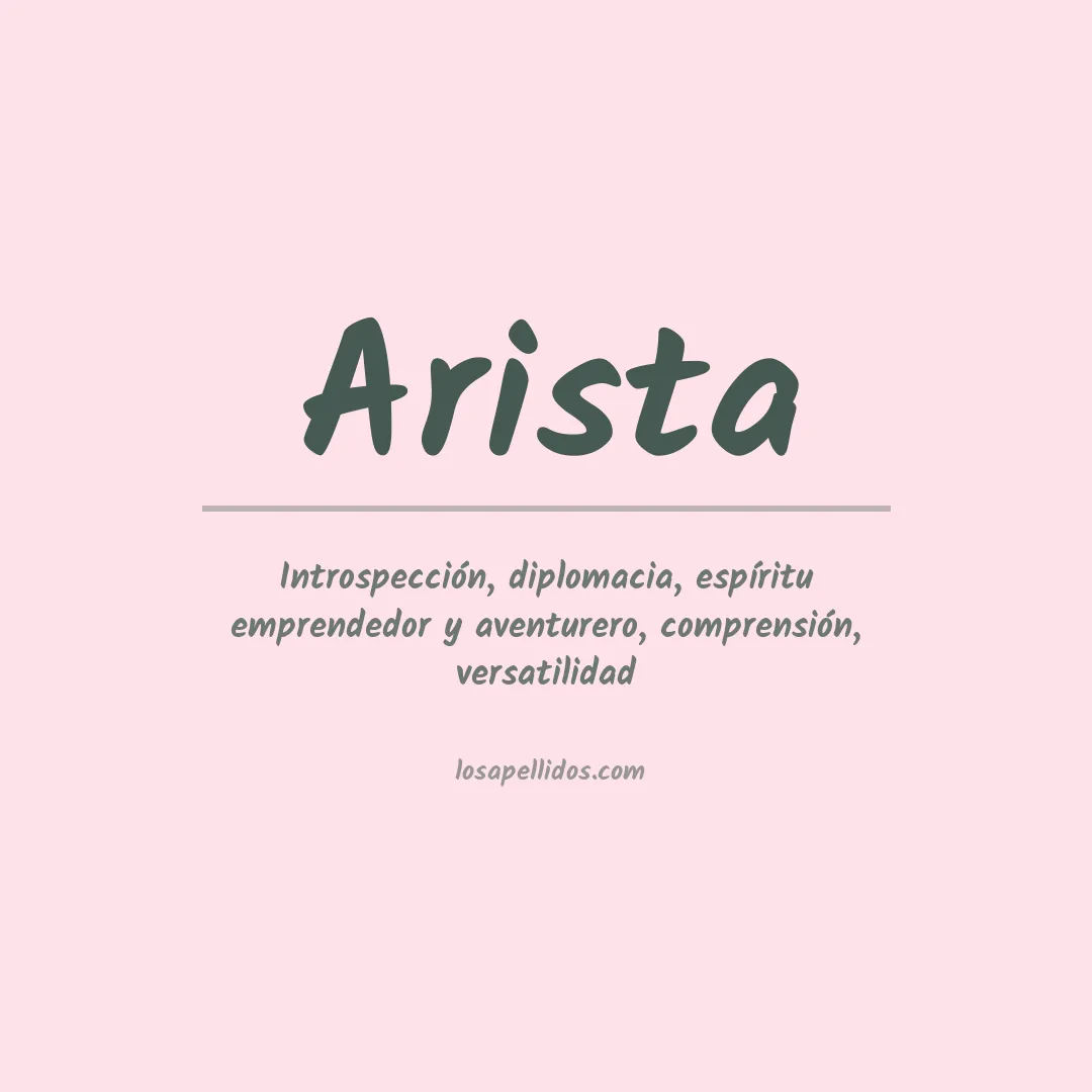 Apellido Arista
