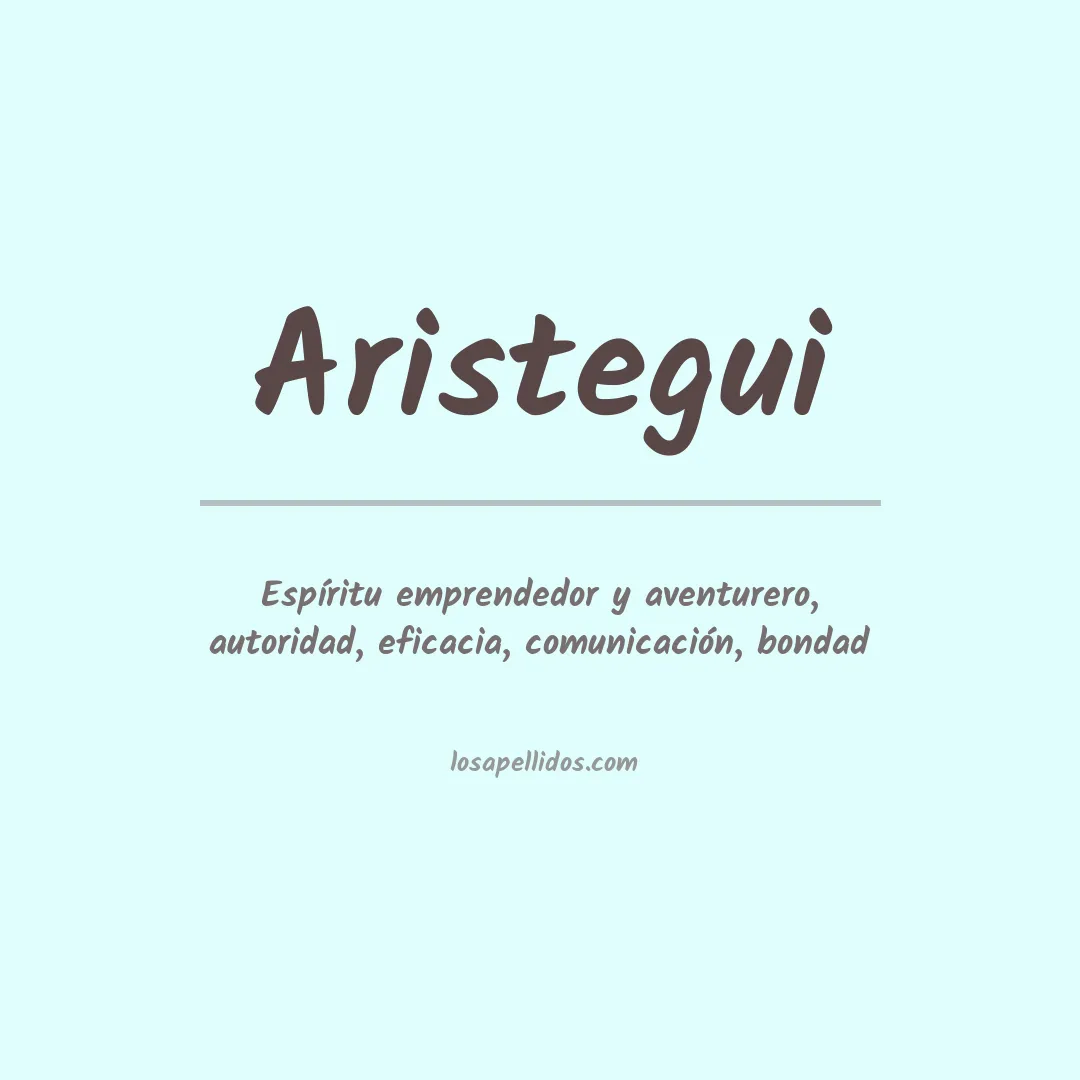 Apellido Aristegui