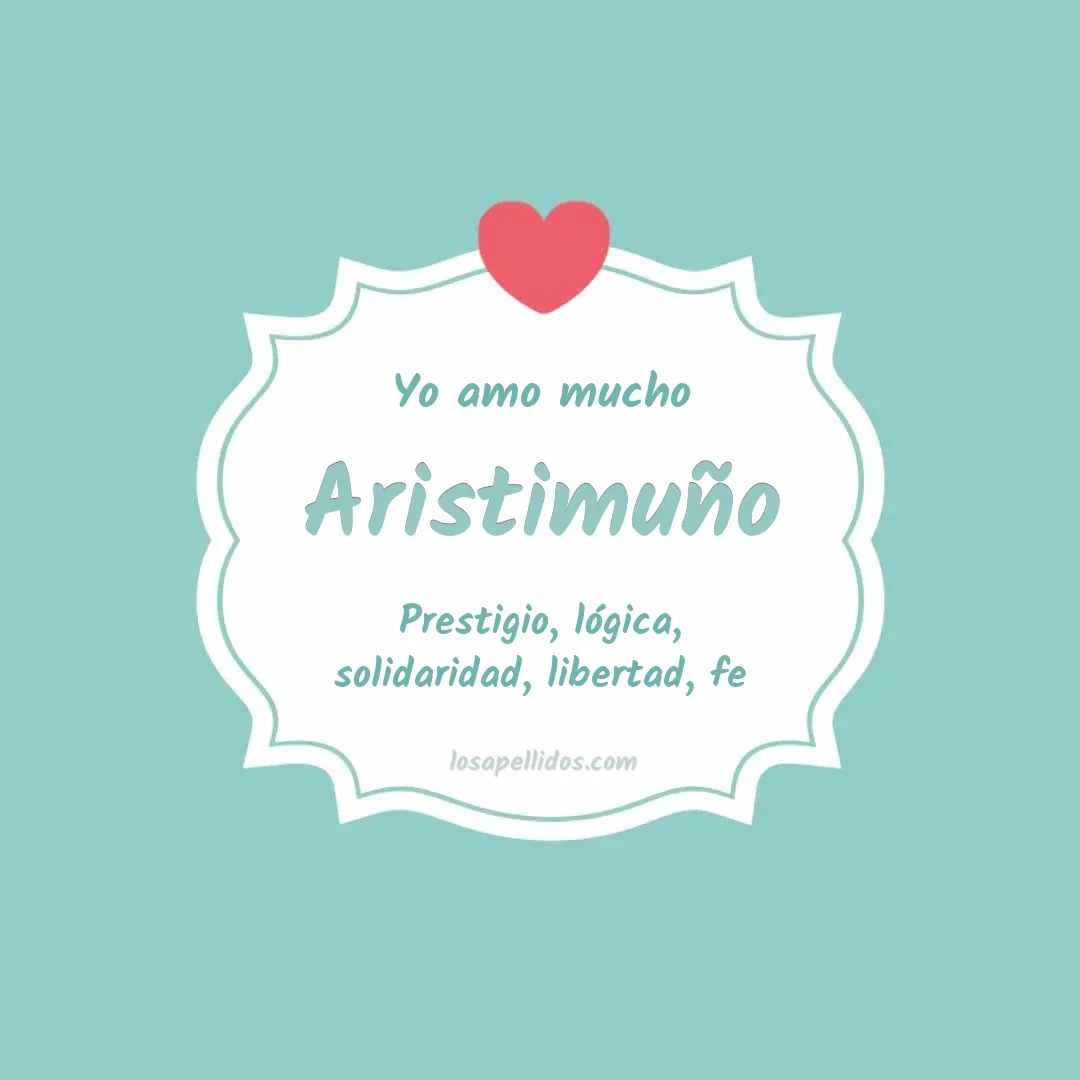 Yo amo mucho Aristimuño