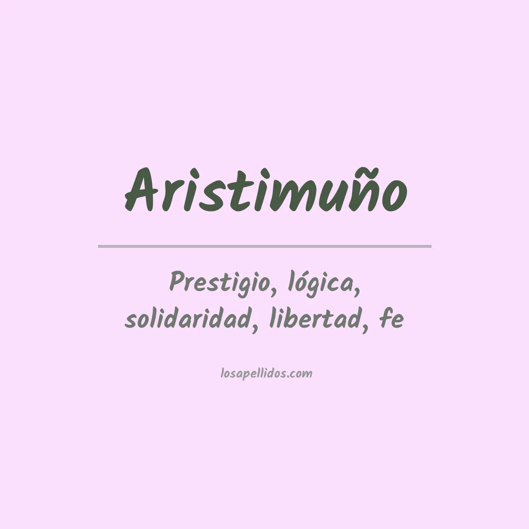 Apellido Aristimuño
