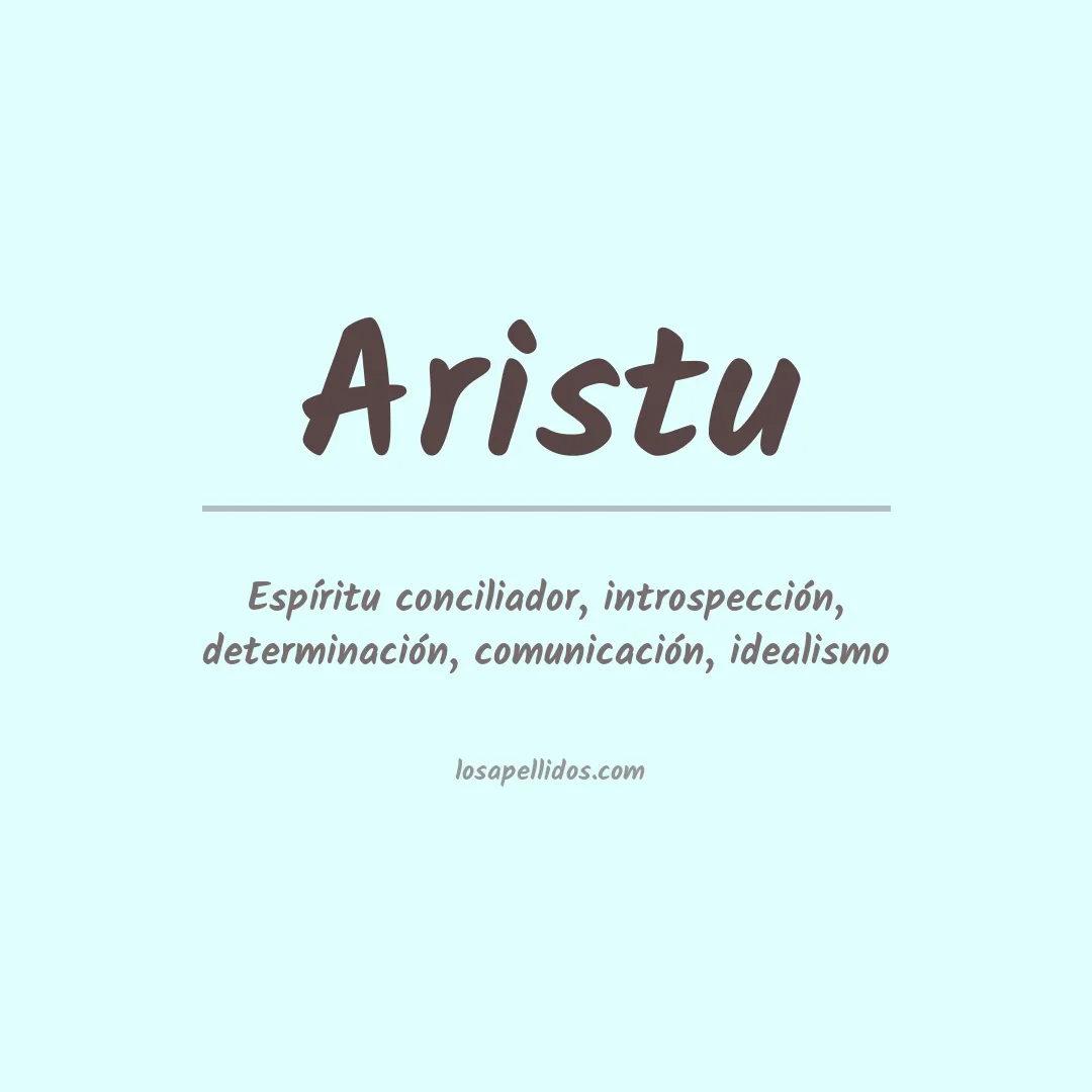 Apellido Aristu