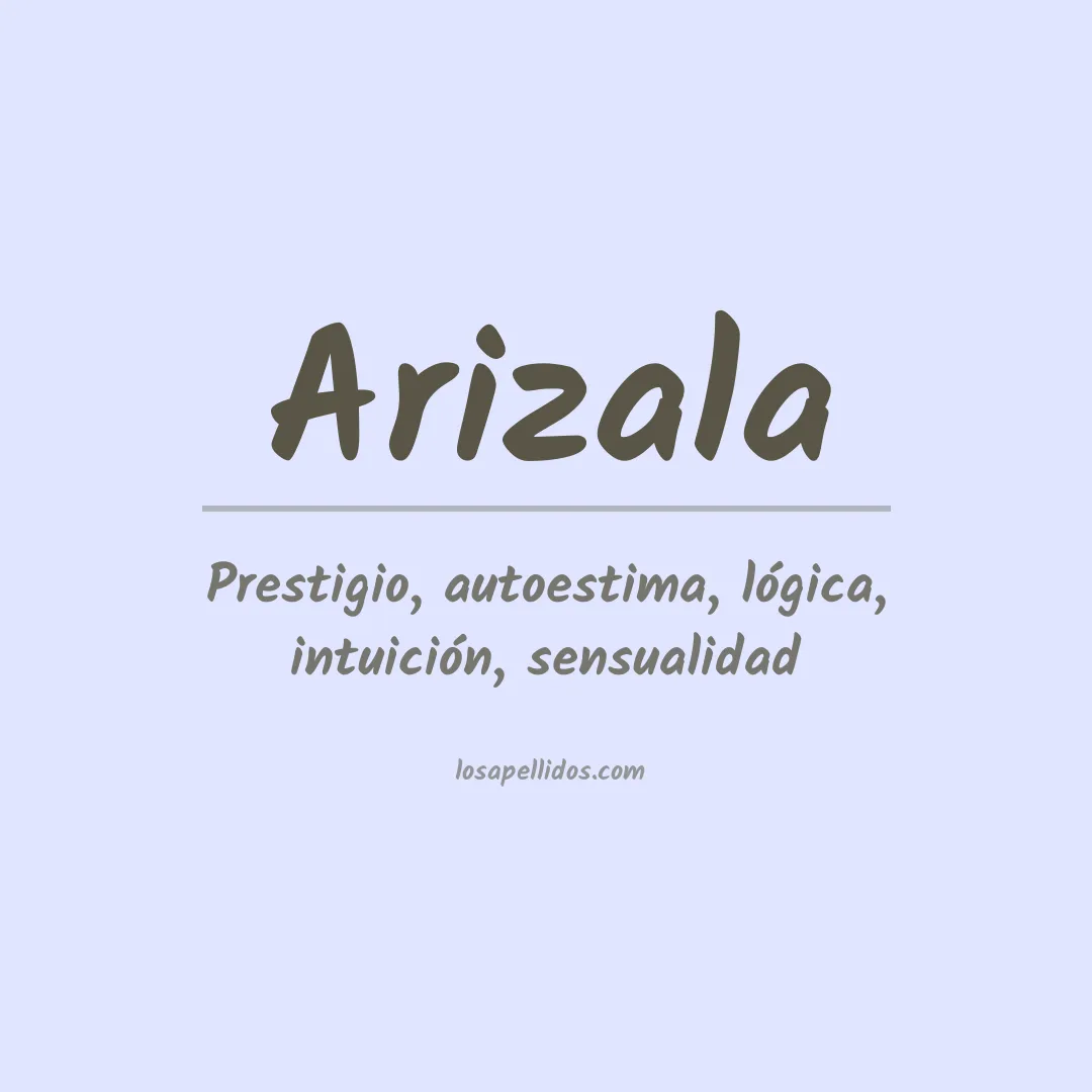 Apellido Arizala