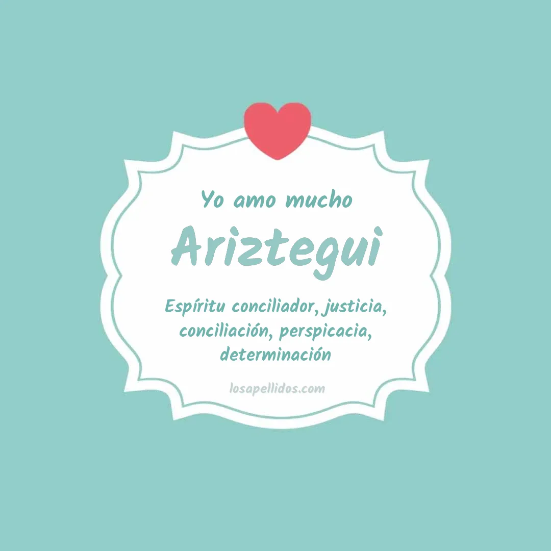 Yo amo mucho Ariztegui