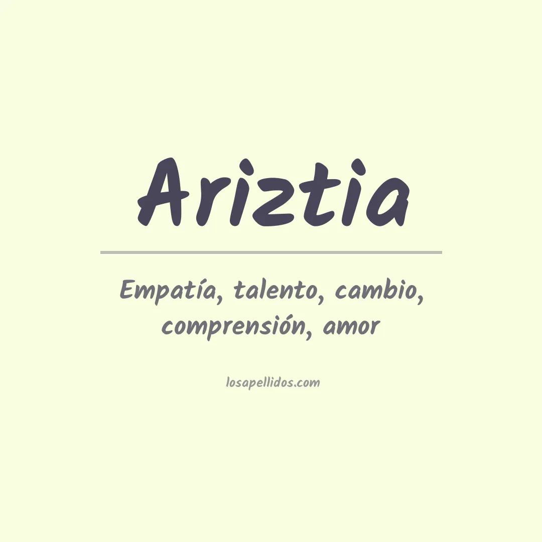 Apellido Ariztia
