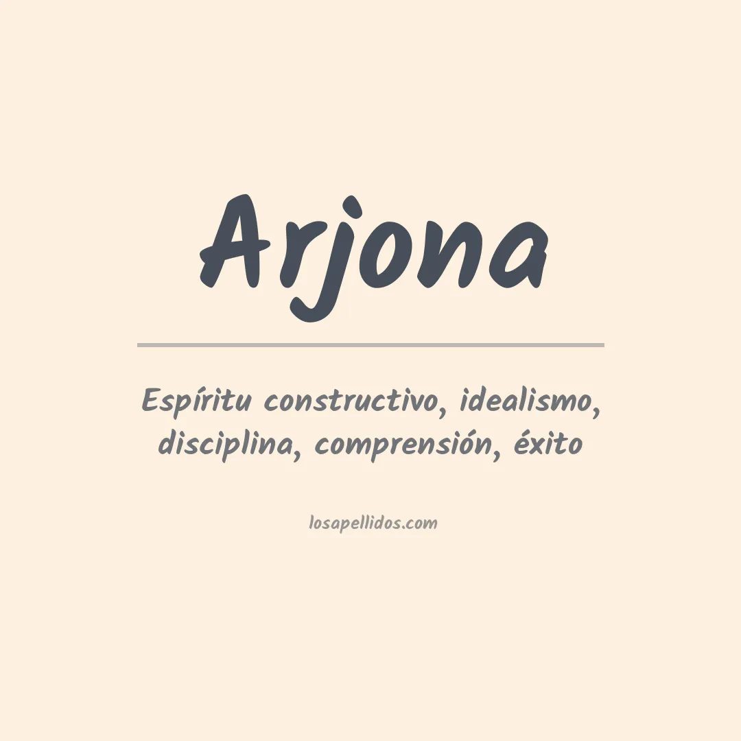 Apellido Arjona