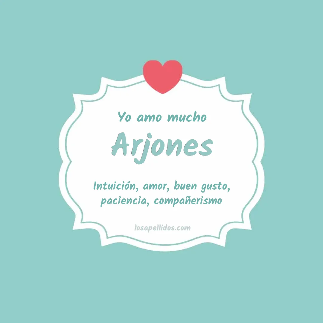 Yo amo mucho Arjones