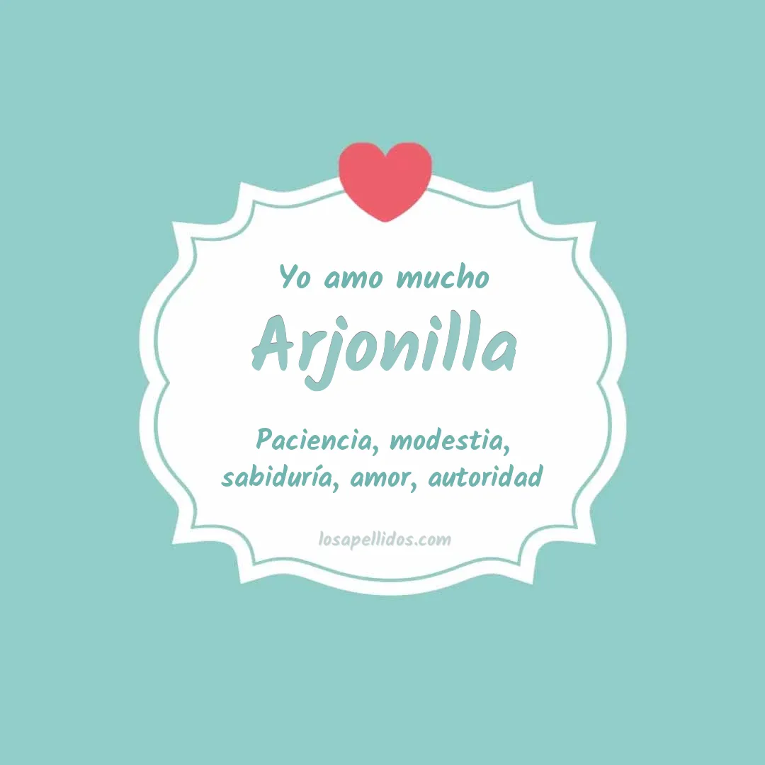 Yo amo mucho Arjonilla