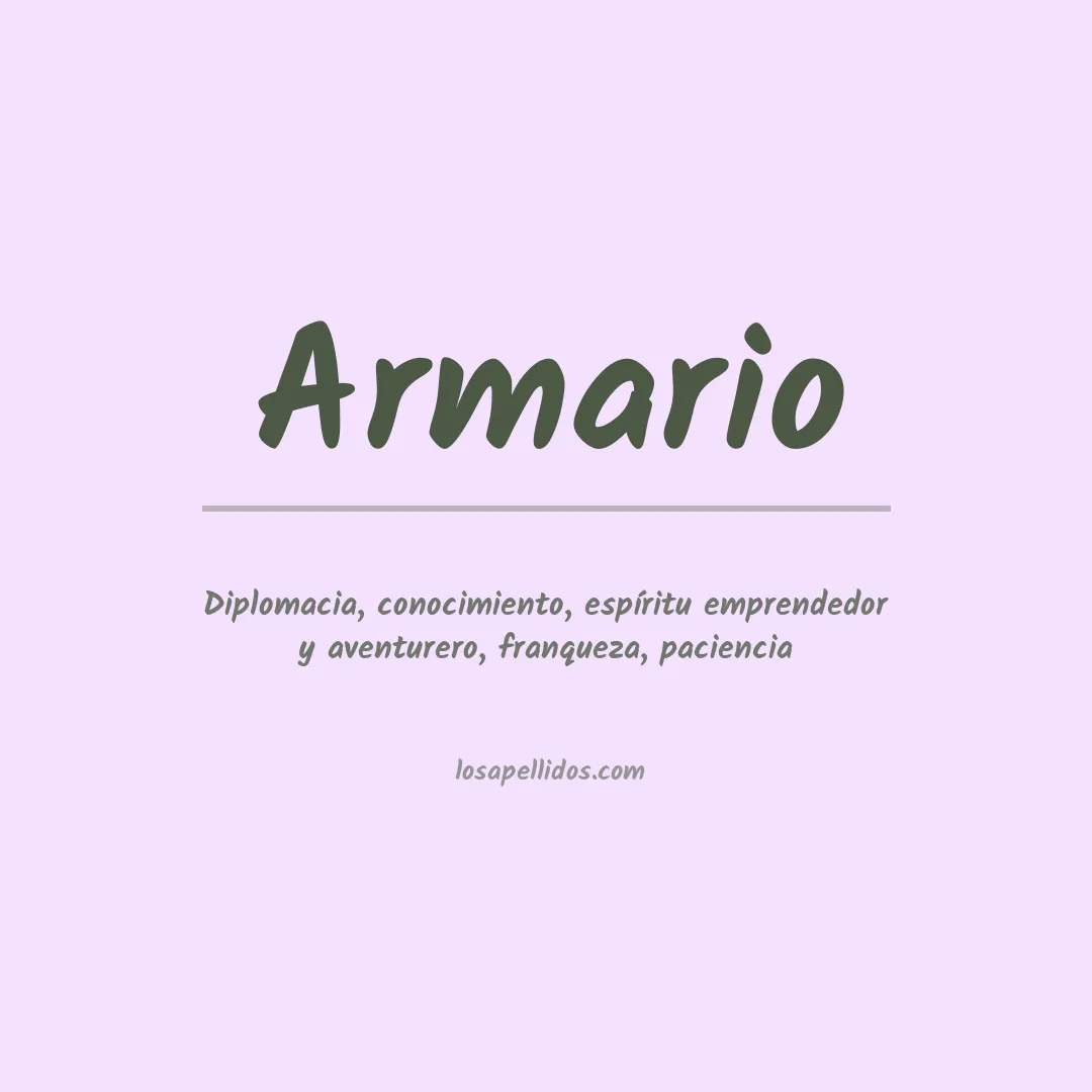 Apellido Armario