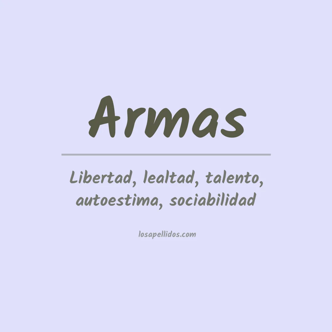 Apellido Armas