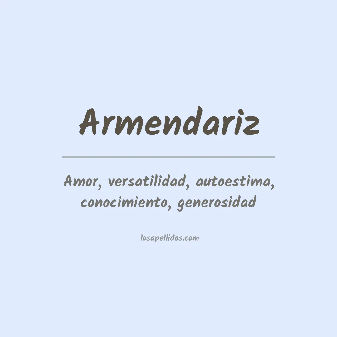 Apellido Armendáriz