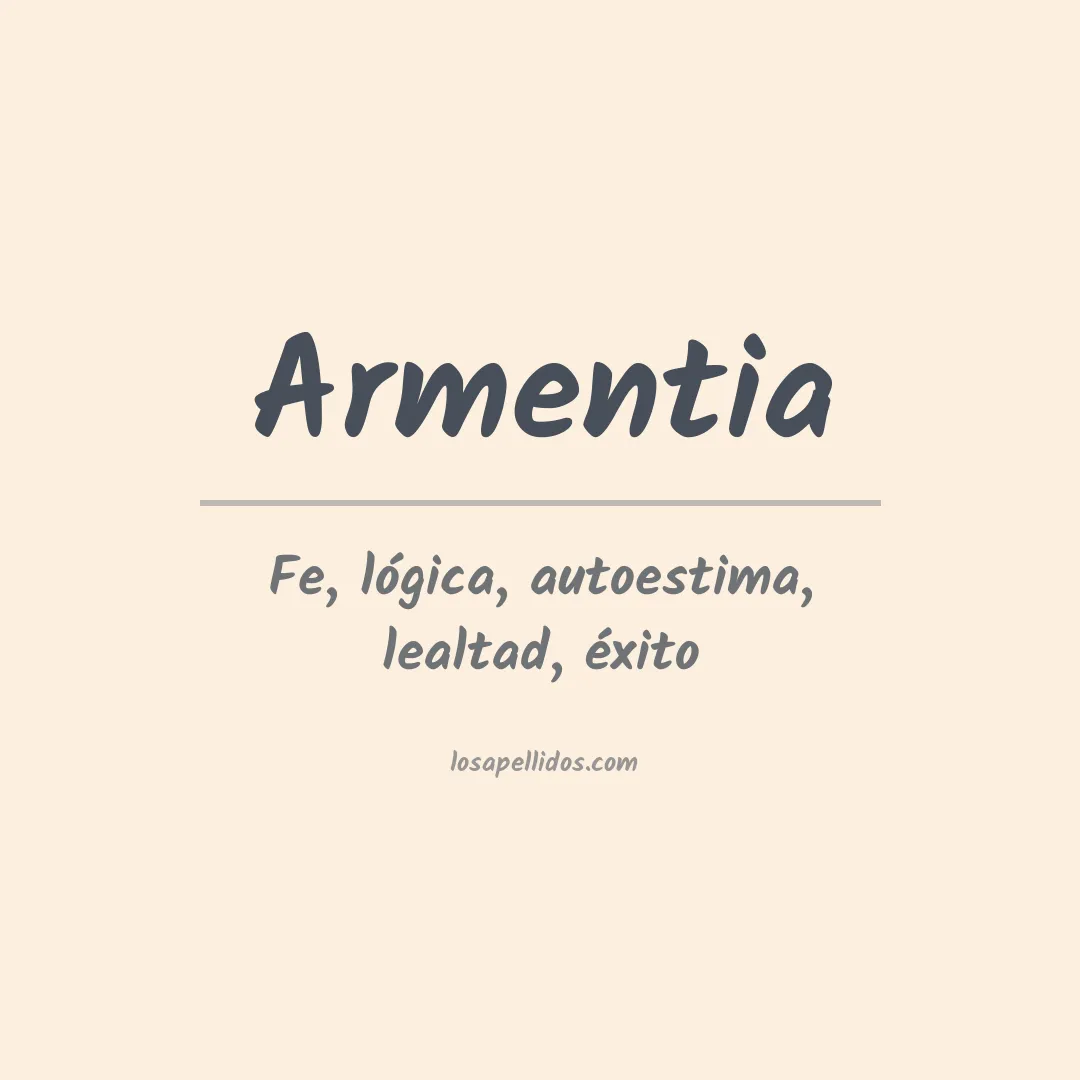 Apellido Armentia