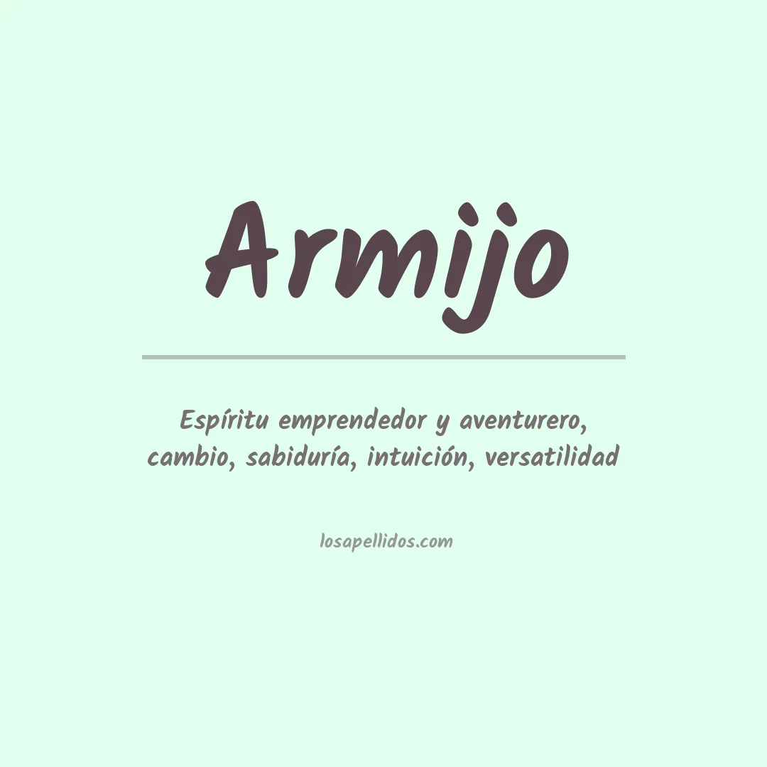 Apellido Armijo