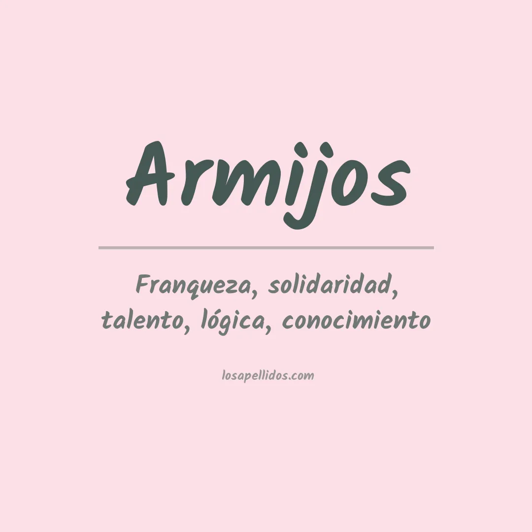 Apellido Armijos