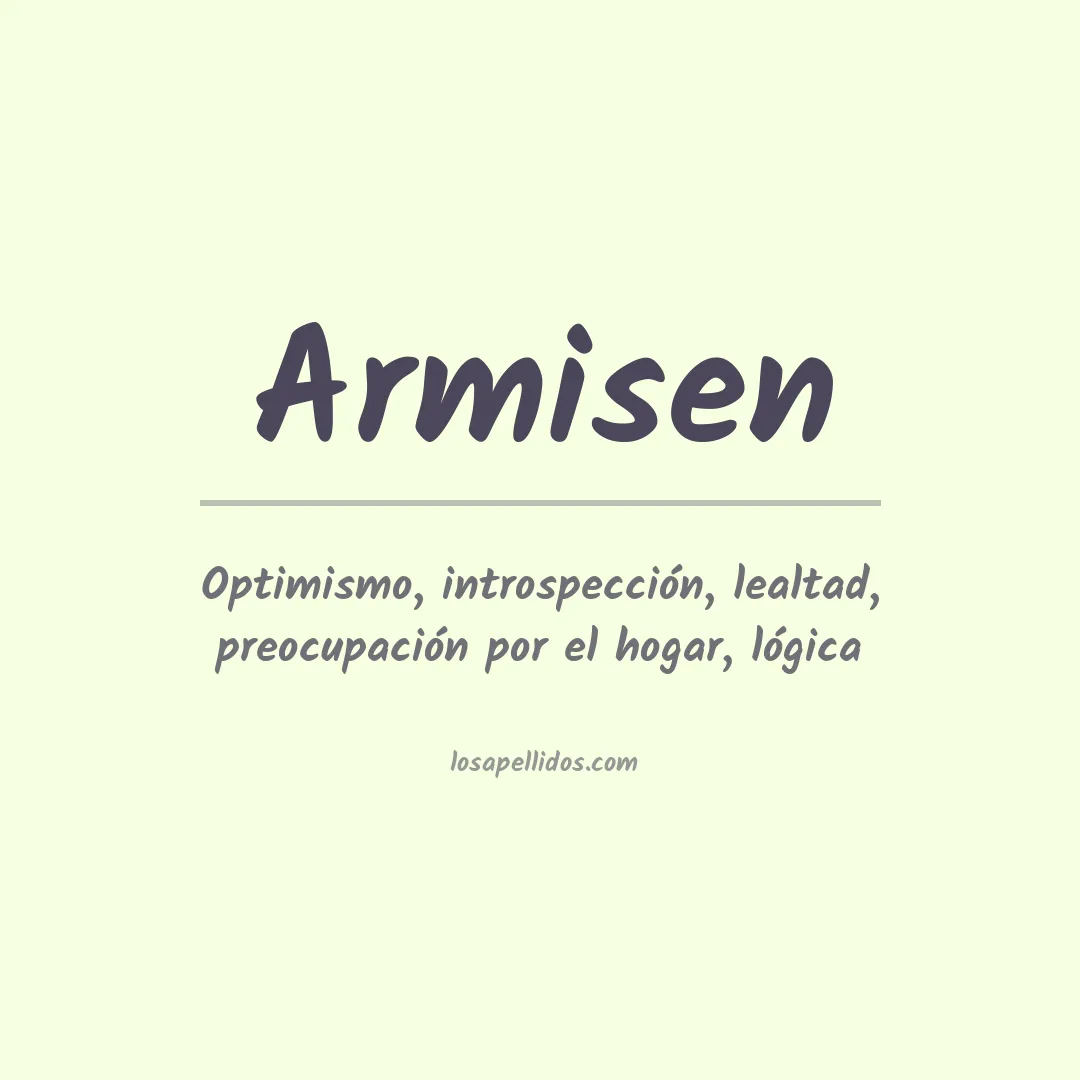 Apellido Armisen