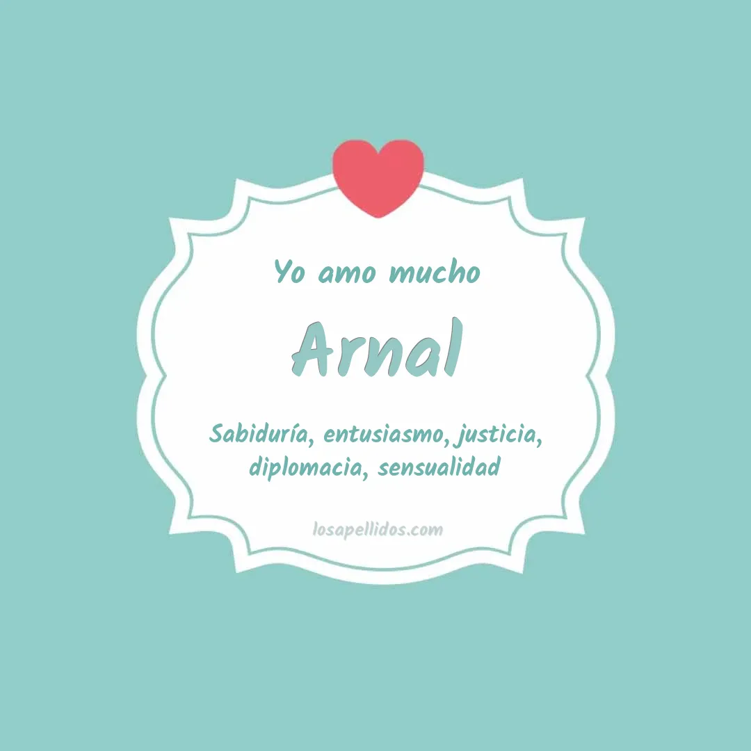 Yo amo mucho Arnal
