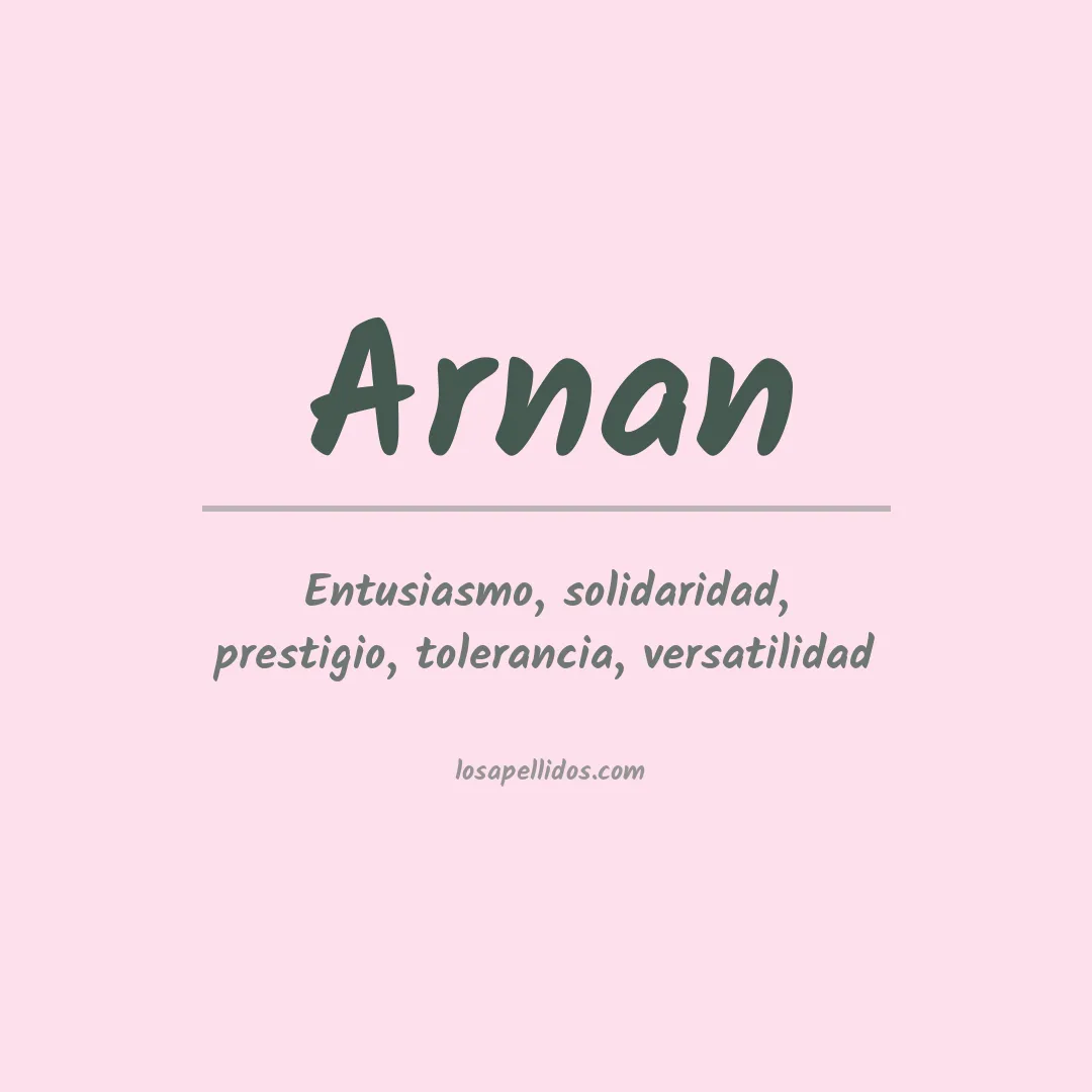 Apellido Arnan