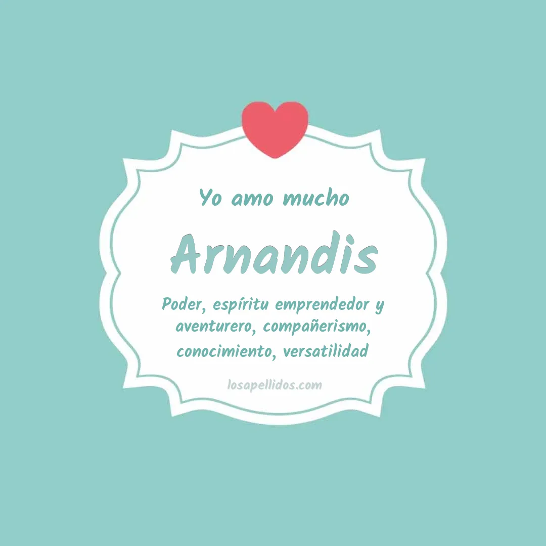 Yo amo mucho Arnandis