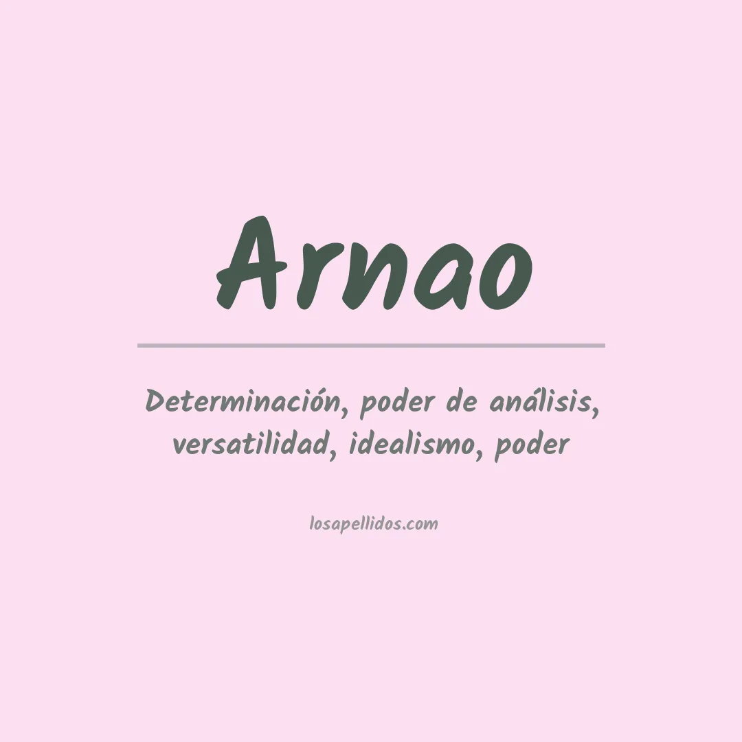 Apellido Arnao