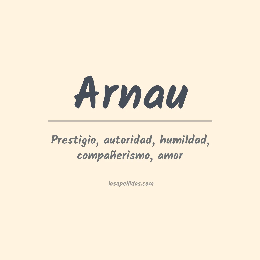 Apellido Arnau
