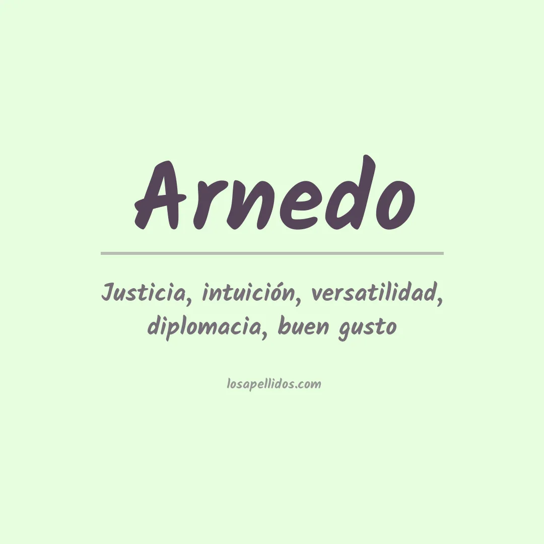 Apellido Arnedo