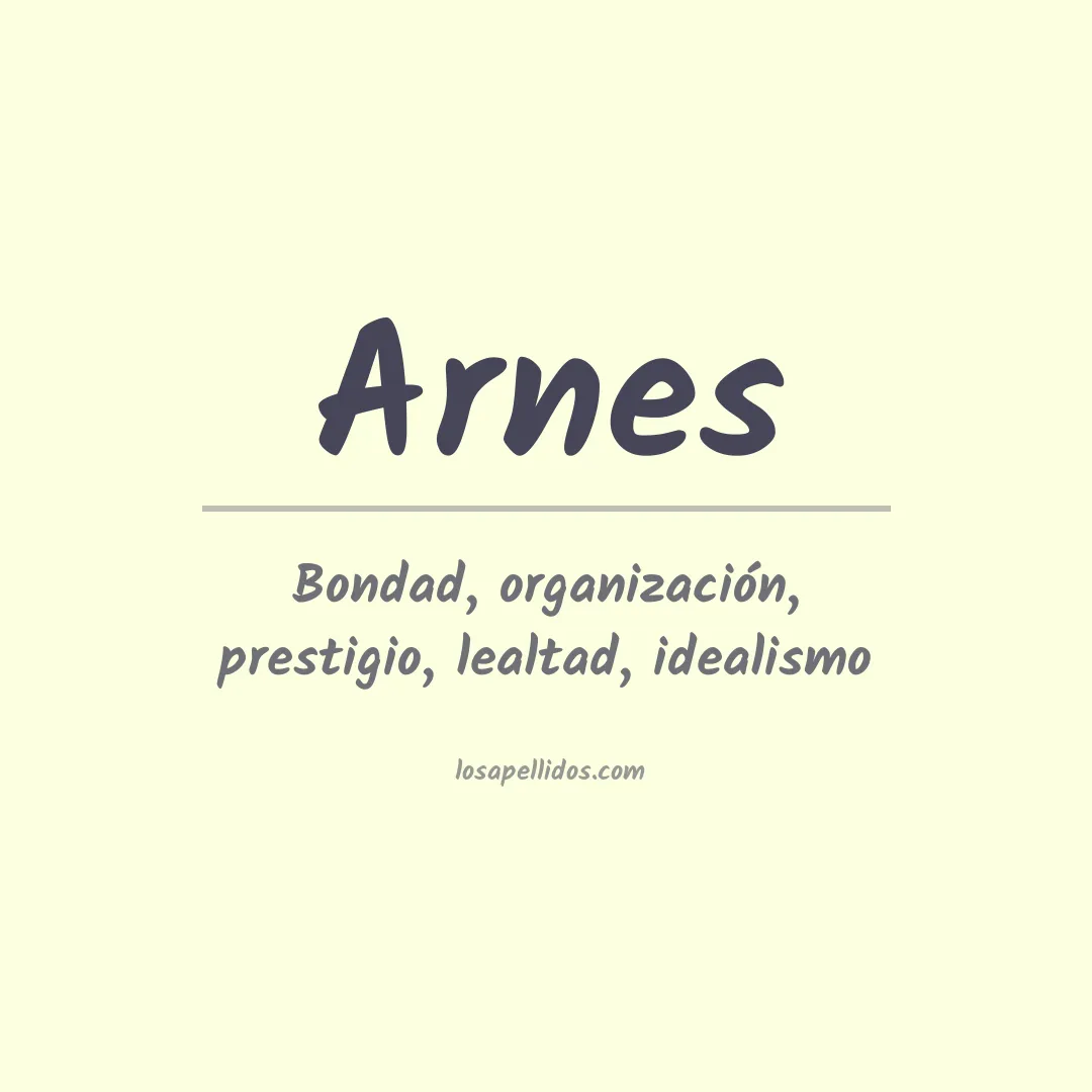 Apellido Arnes