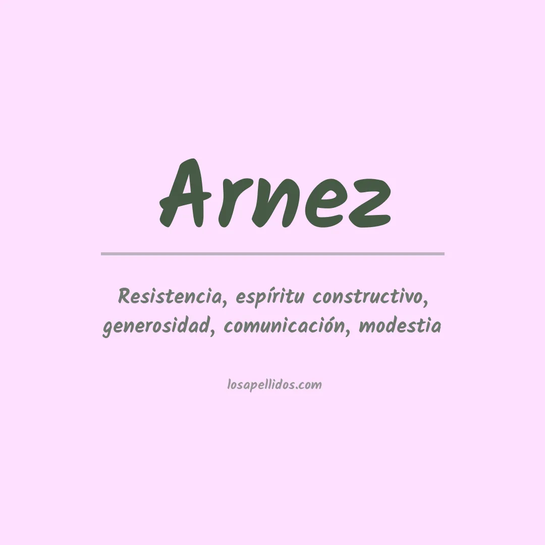 Apellido Arnez