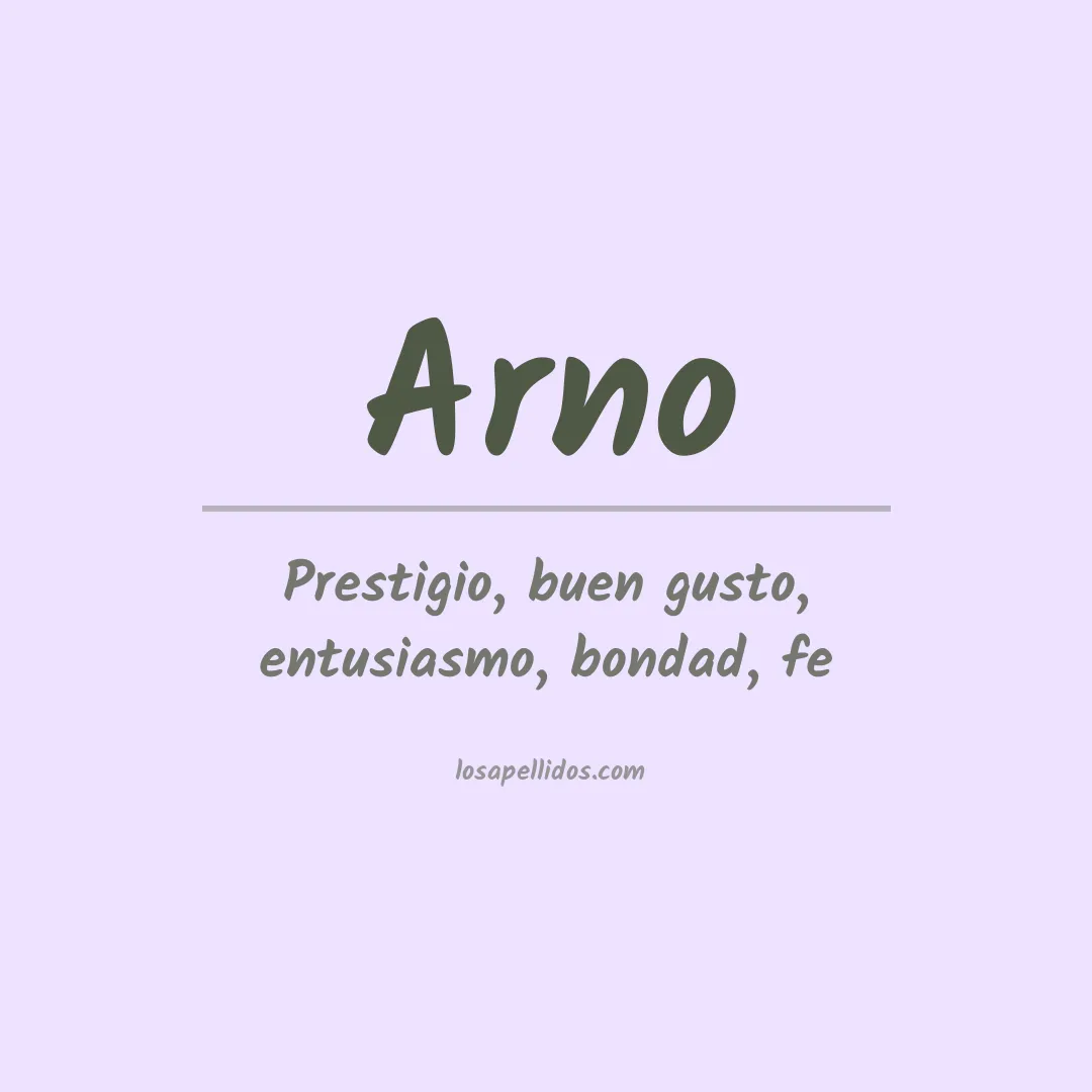 Apellido Arno