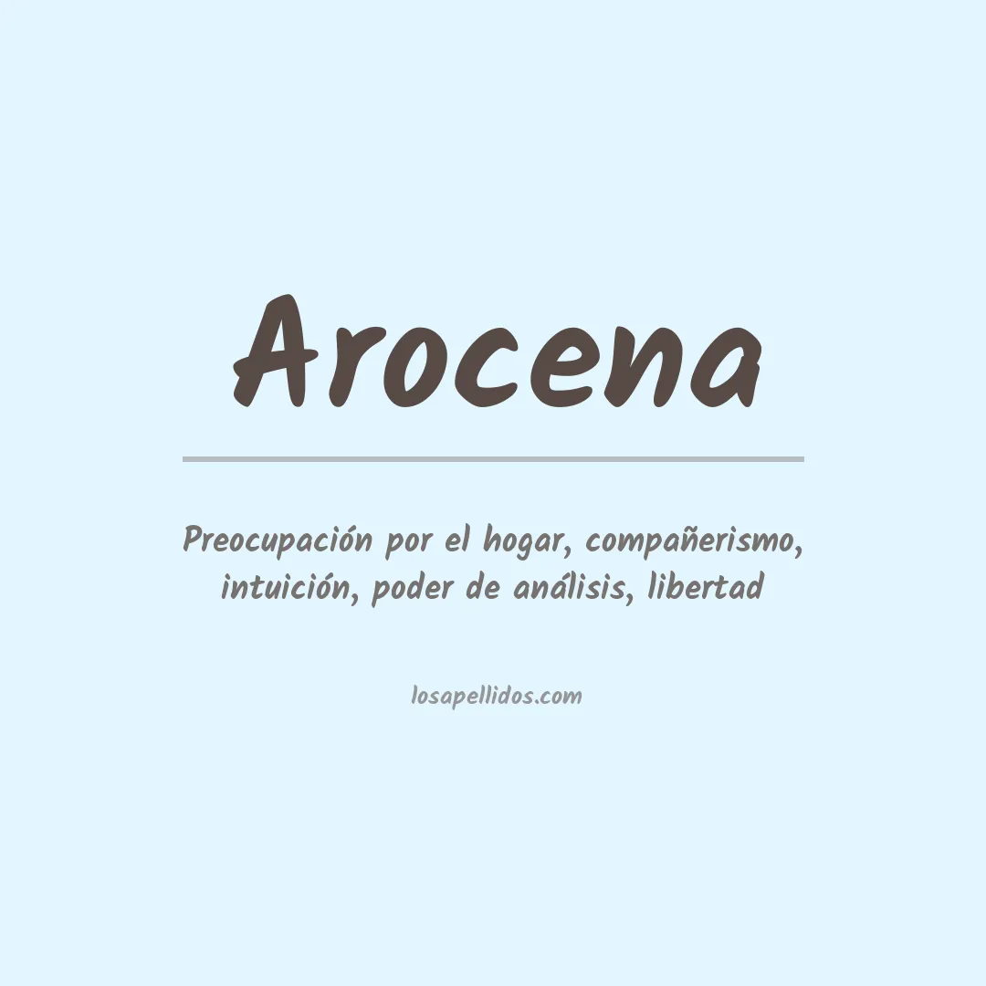 Apellido Arocena