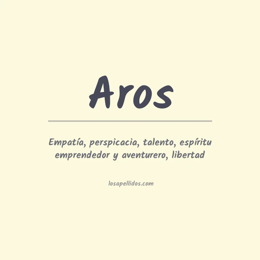 Apellido Aros