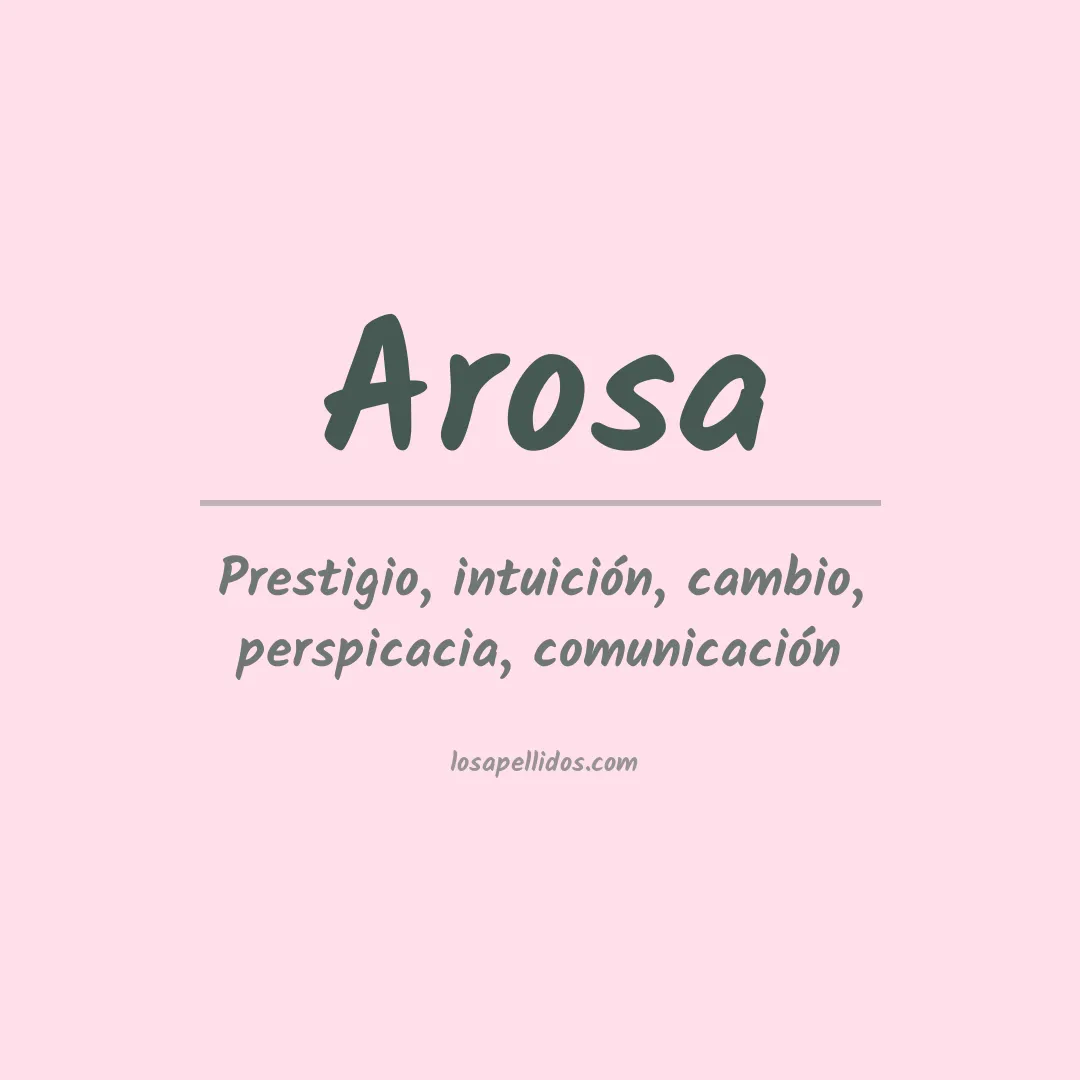 Apellido Arosa