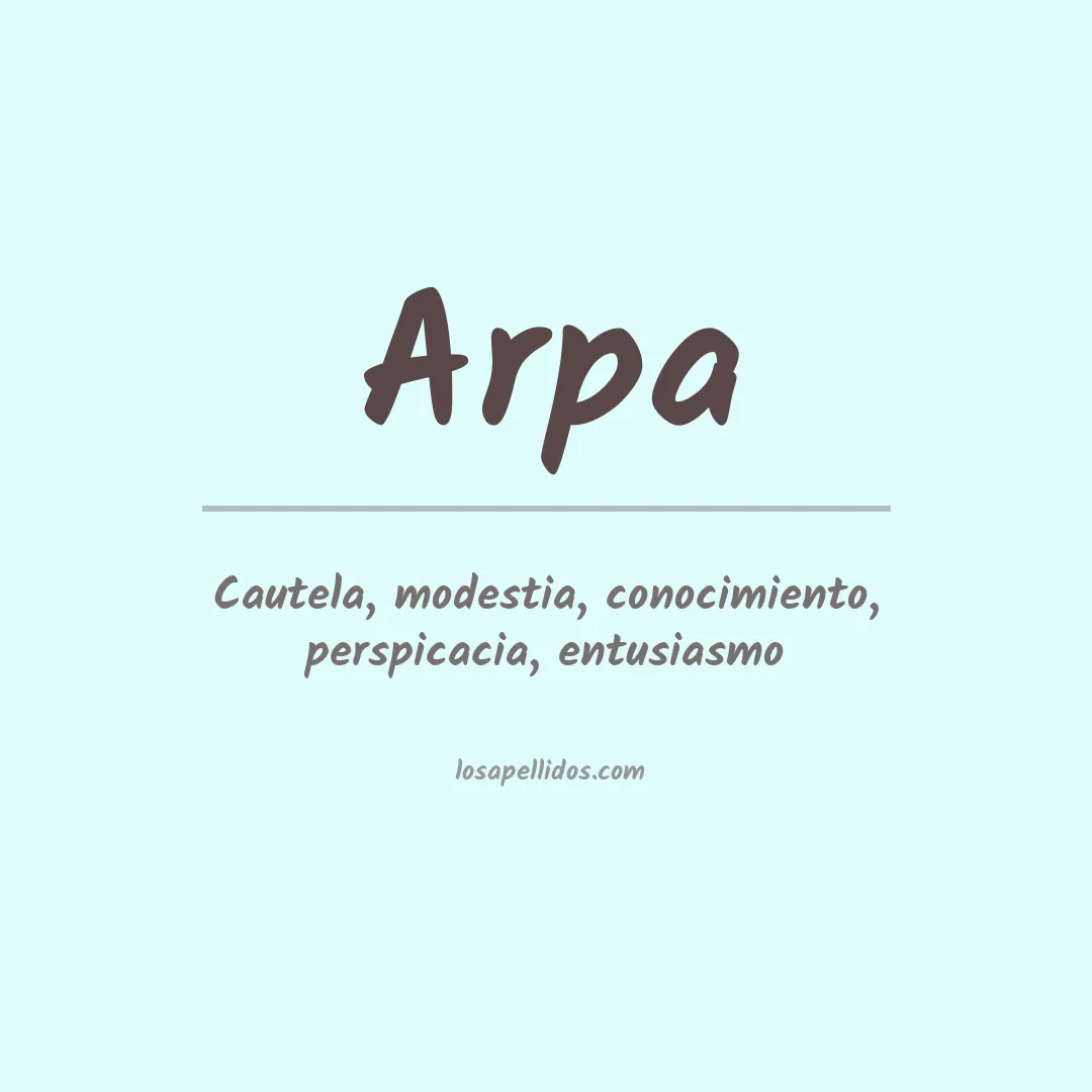 Apellido Arpa