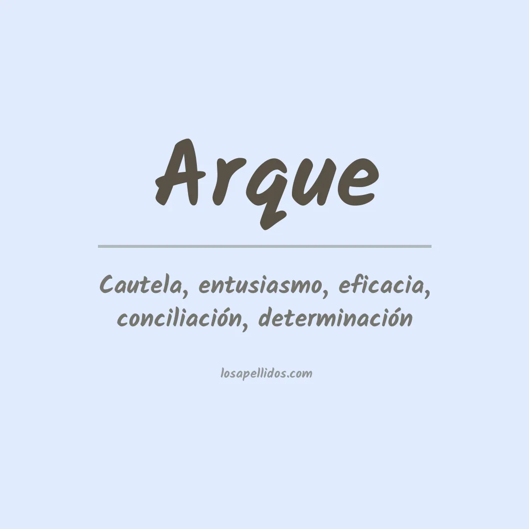 Apellido Arque