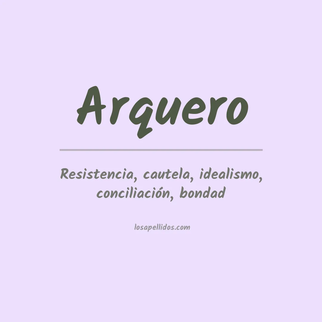 Apellido Arquero