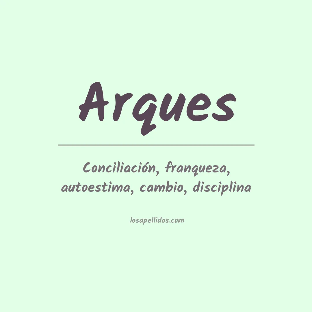 Apellido Arques