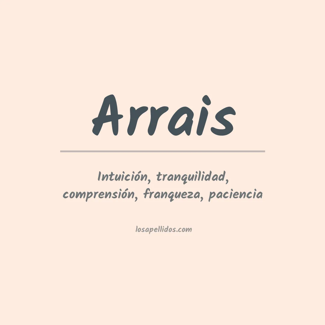 Apellido Arrais