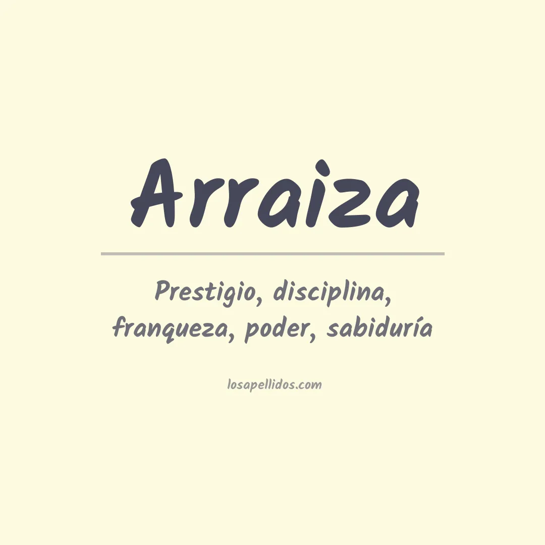 Apellido Arraiza