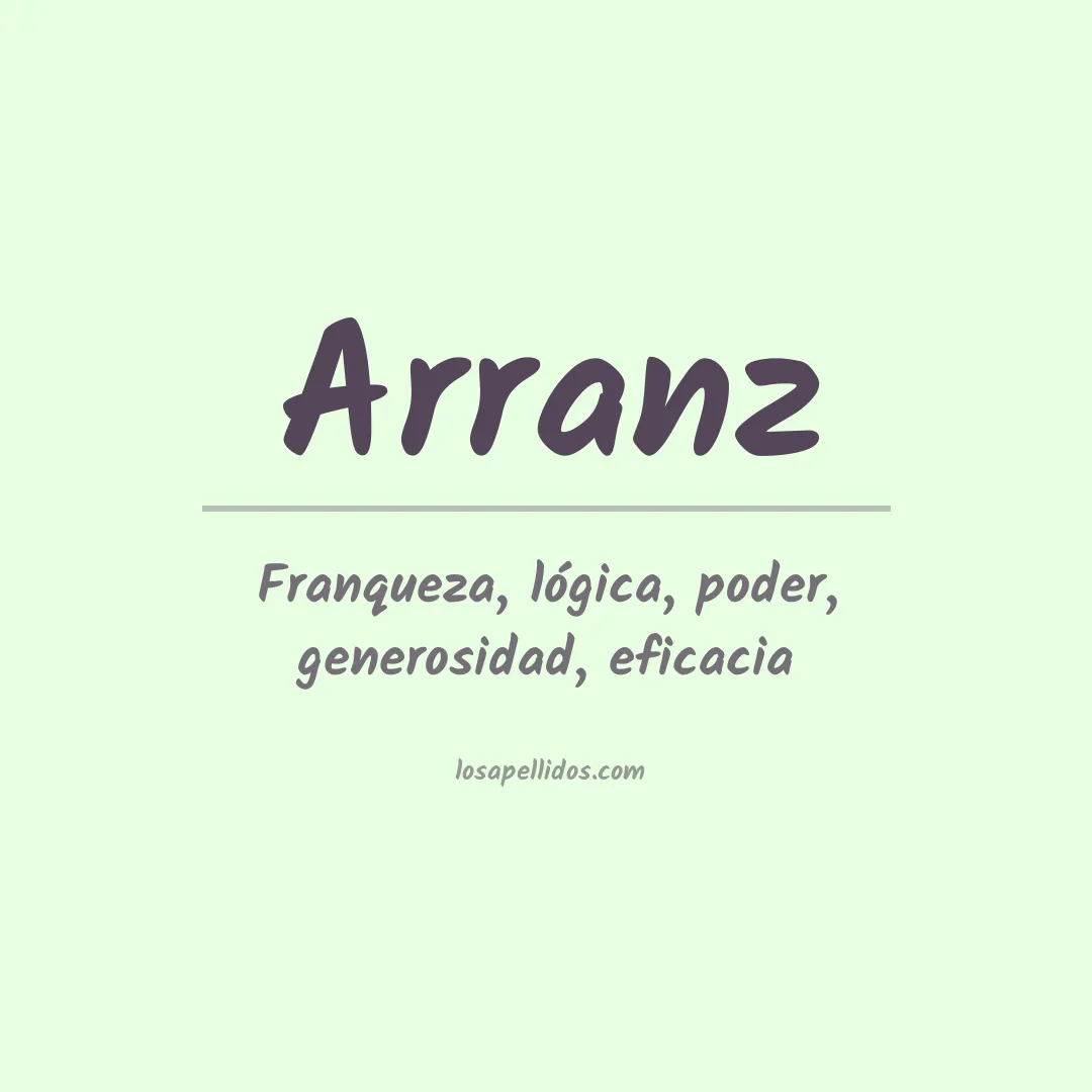Apellido Arranz