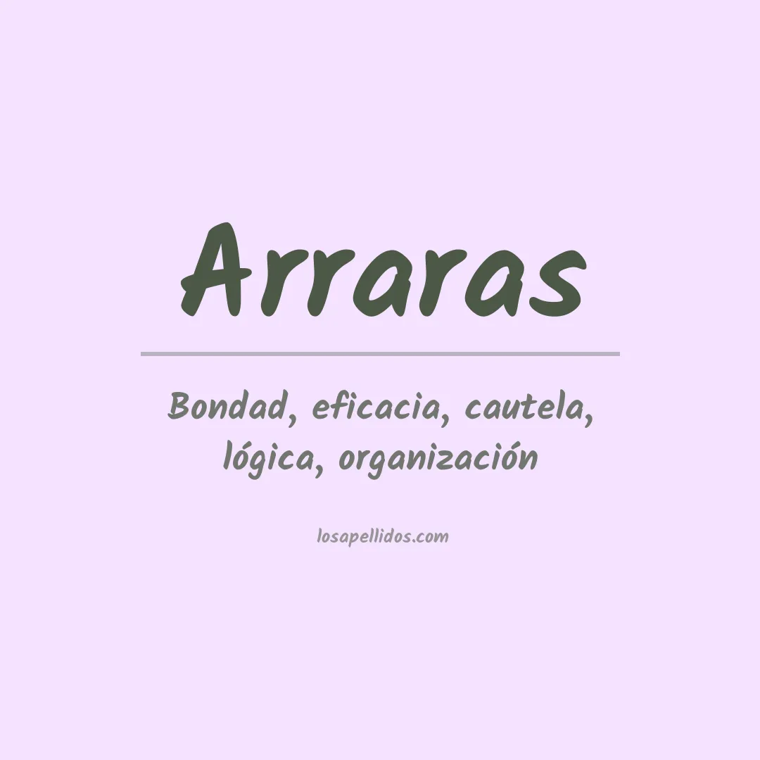 Apellido Arraras