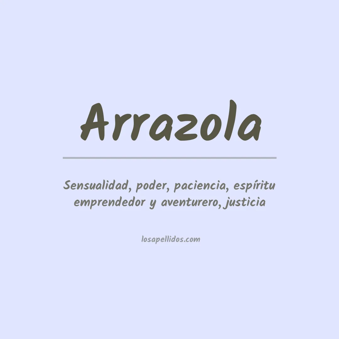 Apellido Arrazola