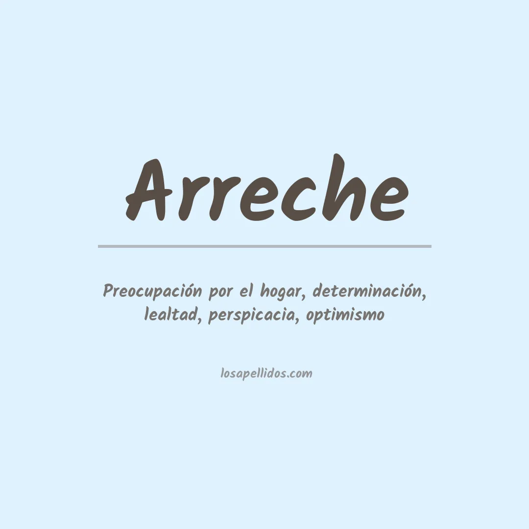 Apellido Arreche