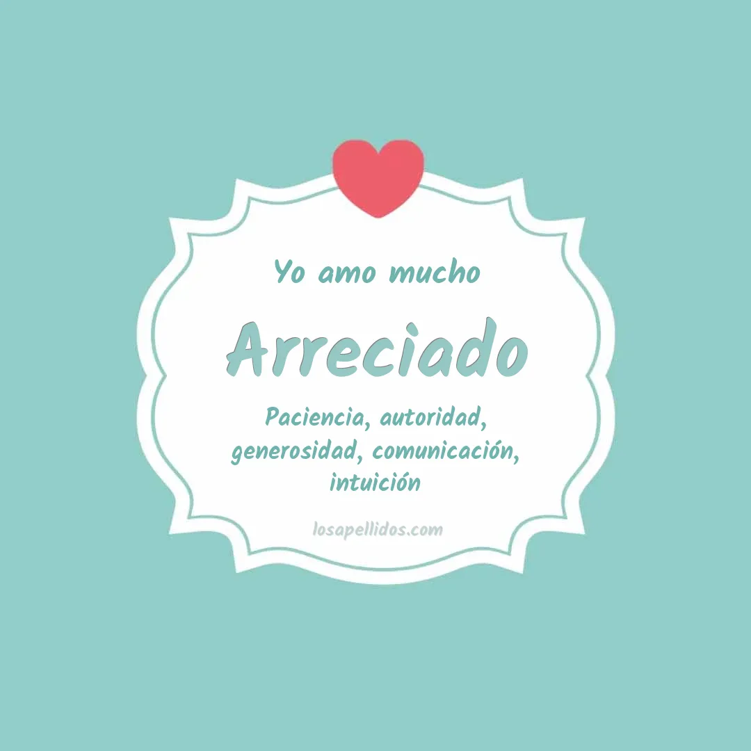 Yo amo mucho Arreciado