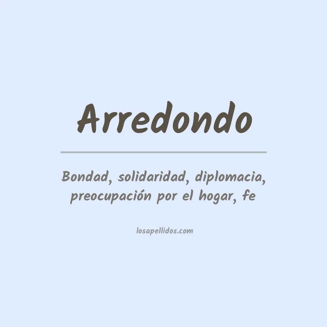 Apellido Arredondo