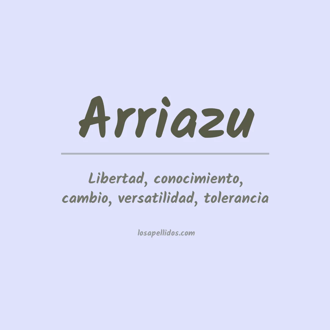 Apellido Arriazu