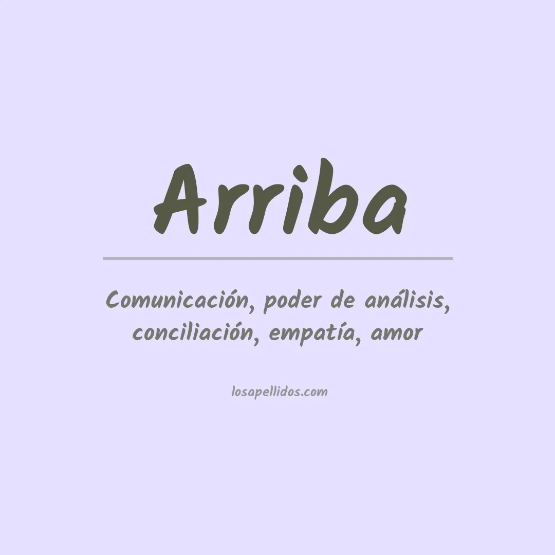 Apellido Arriba
